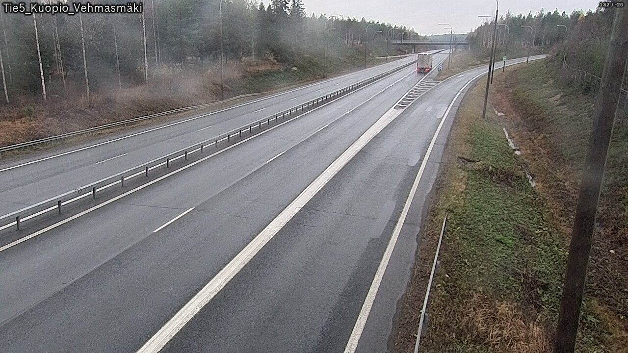 Weather Camera Image Väg 5 Kuopio, Vehmasmäki, Kuopio, Pohjois-Savo