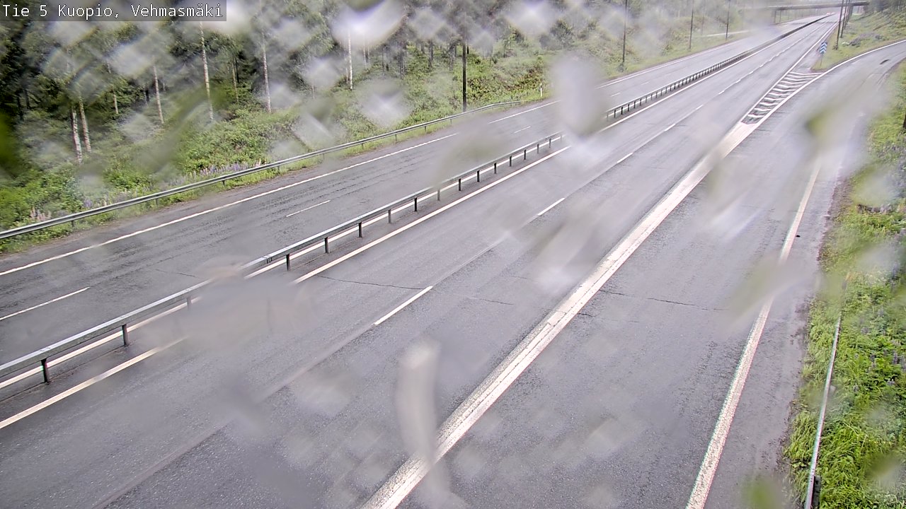 Weather Camera Image Väg 5 Kuopio, Vehmasmäki, Kuopio, Pohjois-Savo
