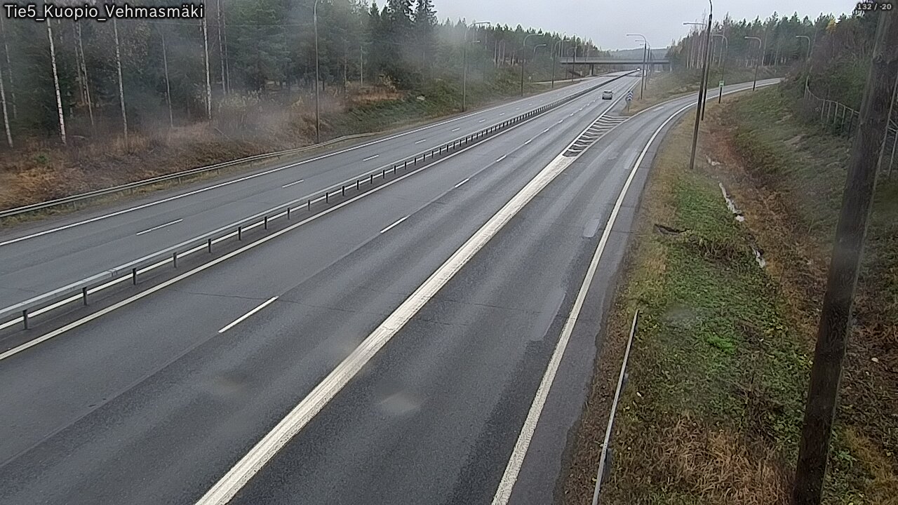 Weather Camera Image Väg 5 Kuopio, Vehmasmäki, Kuopio, Pohjois-Savo