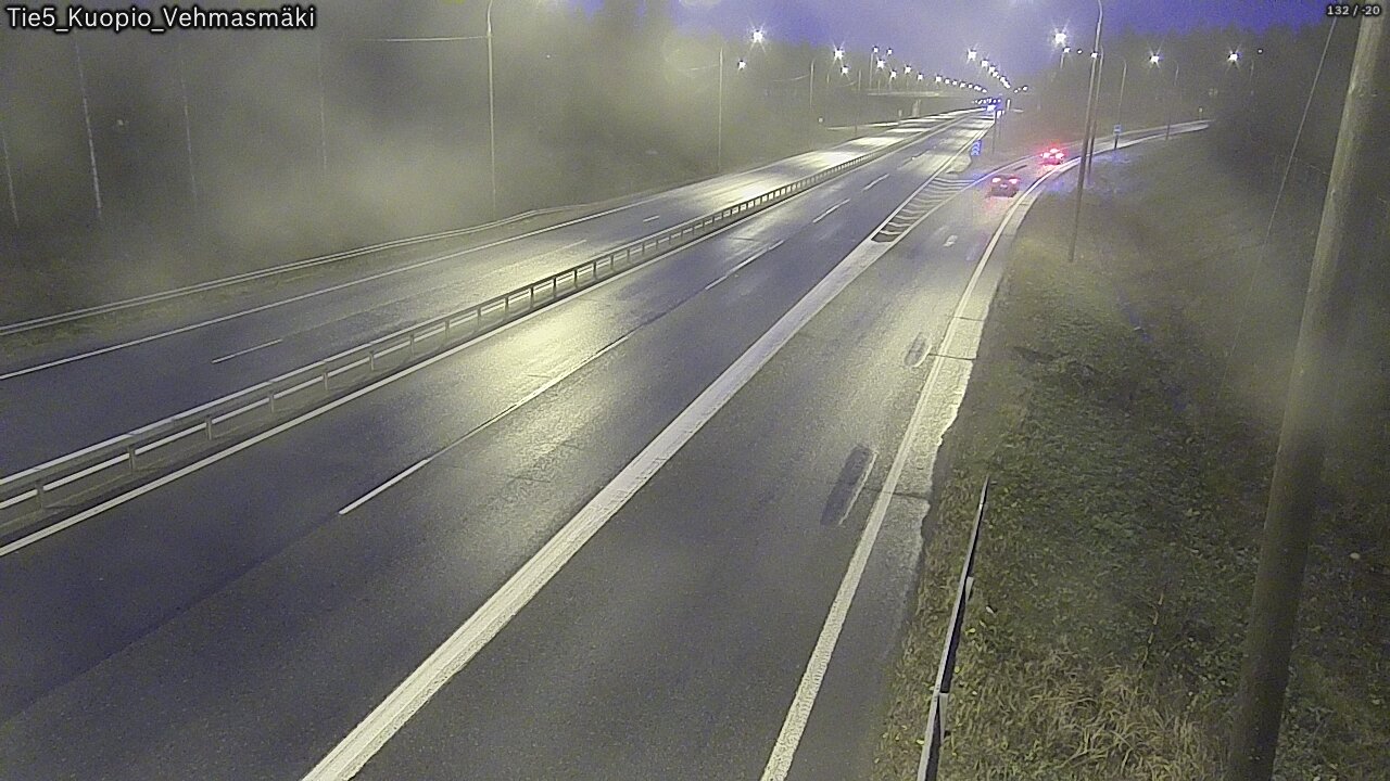 Weather Camera Image Väg 5 Kuopio, Vehmasmäki, Kuopio, Pohjois-Savo