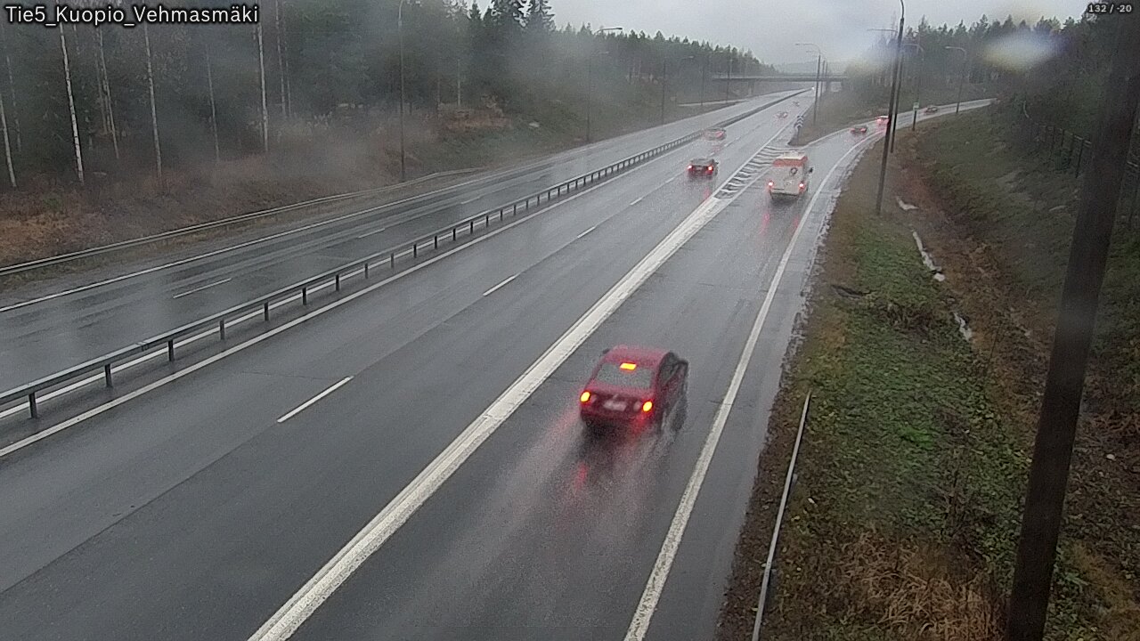 Weather Camera Image Väg 5 Kuopio, Vehmasmäki, Kuopio, Pohjois-Savo