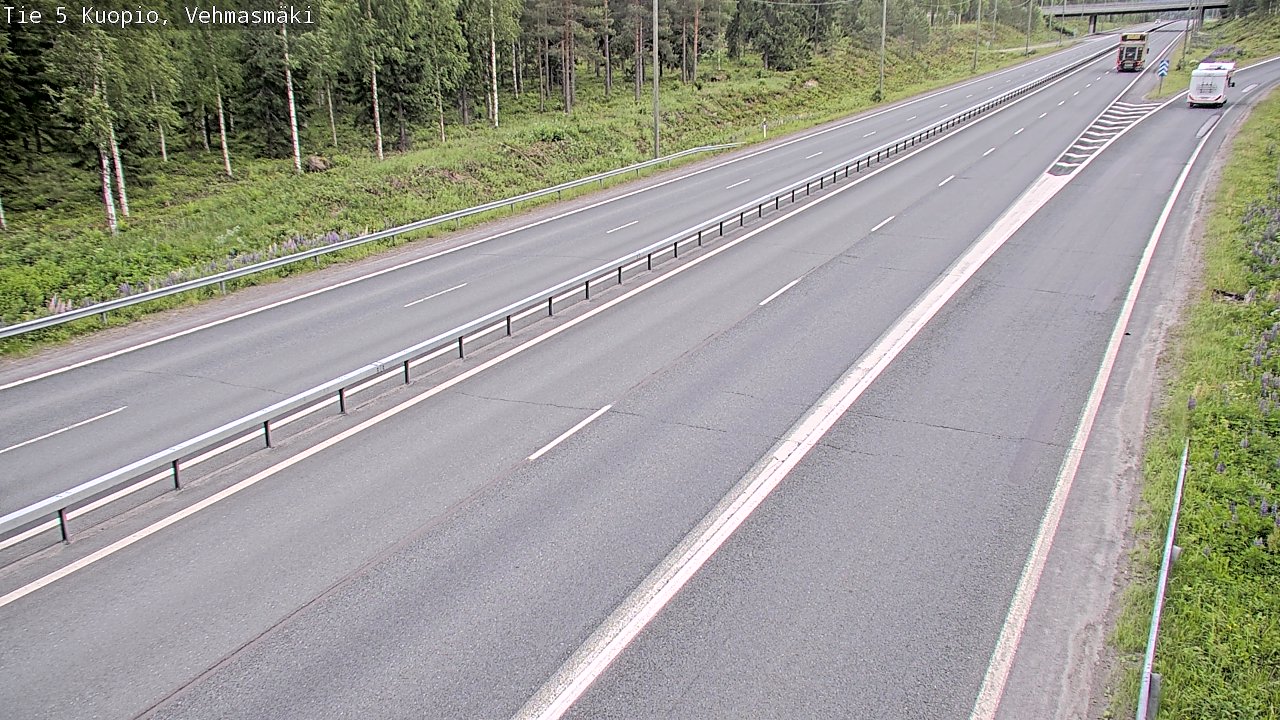 Kelikamerat Kuva Tie 5 Kuopio, Vehmasmäki, Kuopio, Pohjois-Savo