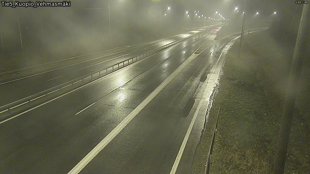 Weather Camera Image Road 5 Kuopio, Vehmasmäki, Kuopio, Pohjois-Savo