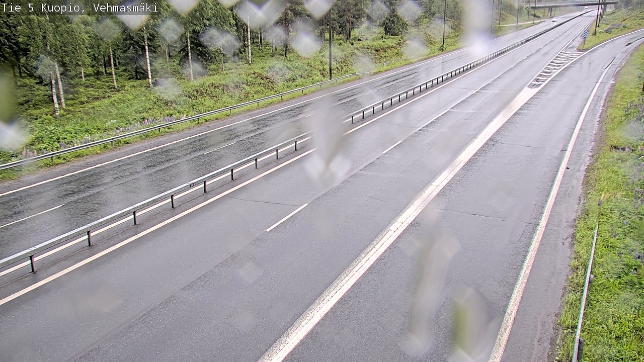 Weather Camera Image Väg 5 Kuopio, Vehmasmäki, Kuopio, Pohjois-Savo