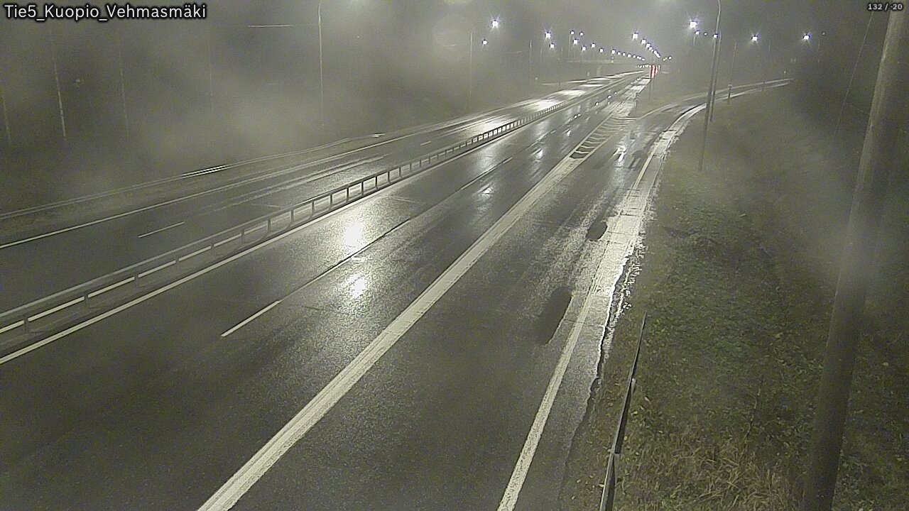 Weather Camera Image Road 5 Kuopio, Vehmasmäki, Kuopio, Pohjois-Savo