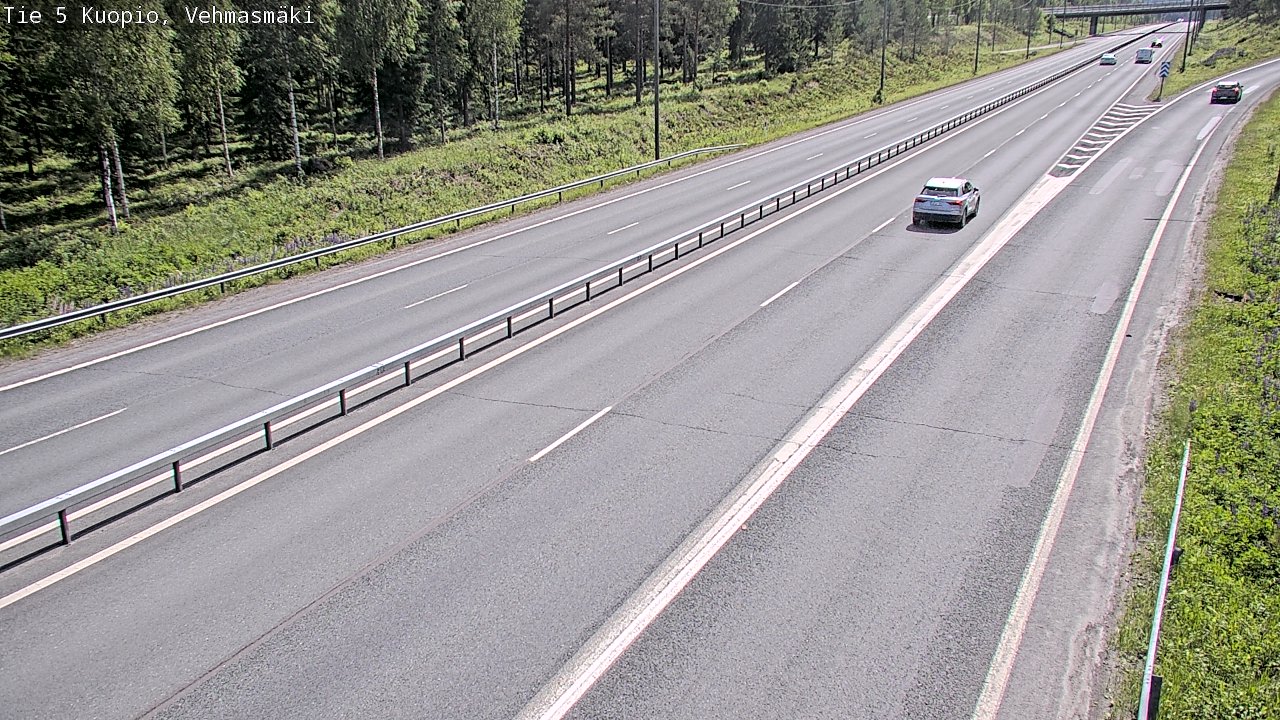 Kelikamerat Kuva Tie 5 Kuopio, Vehmasmäki, Kuopio, Pohjois-Savo