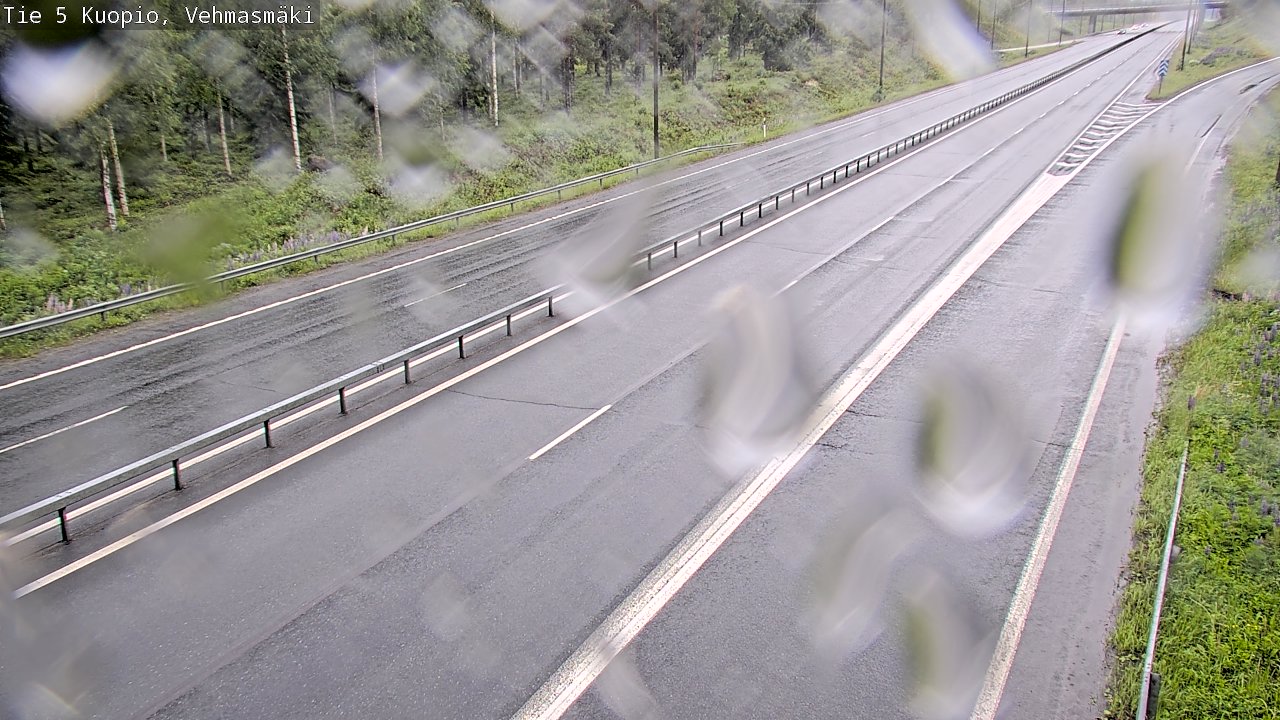 Weather Camera Image Väg 5 Kuopio, Vehmasmäki, Kuopio, Pohjois-Savo