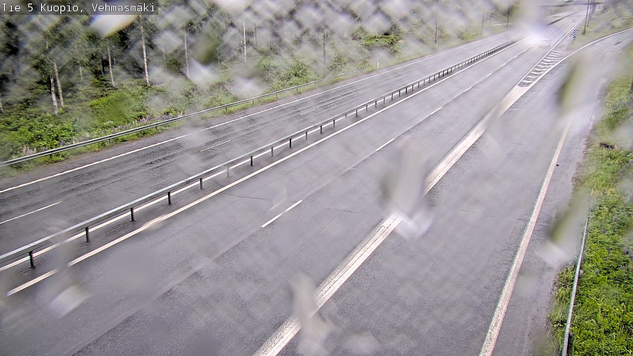 Weather Camera Image Väg 5 Kuopio, Vehmasmäki, Kuopio, Pohjois-Savo