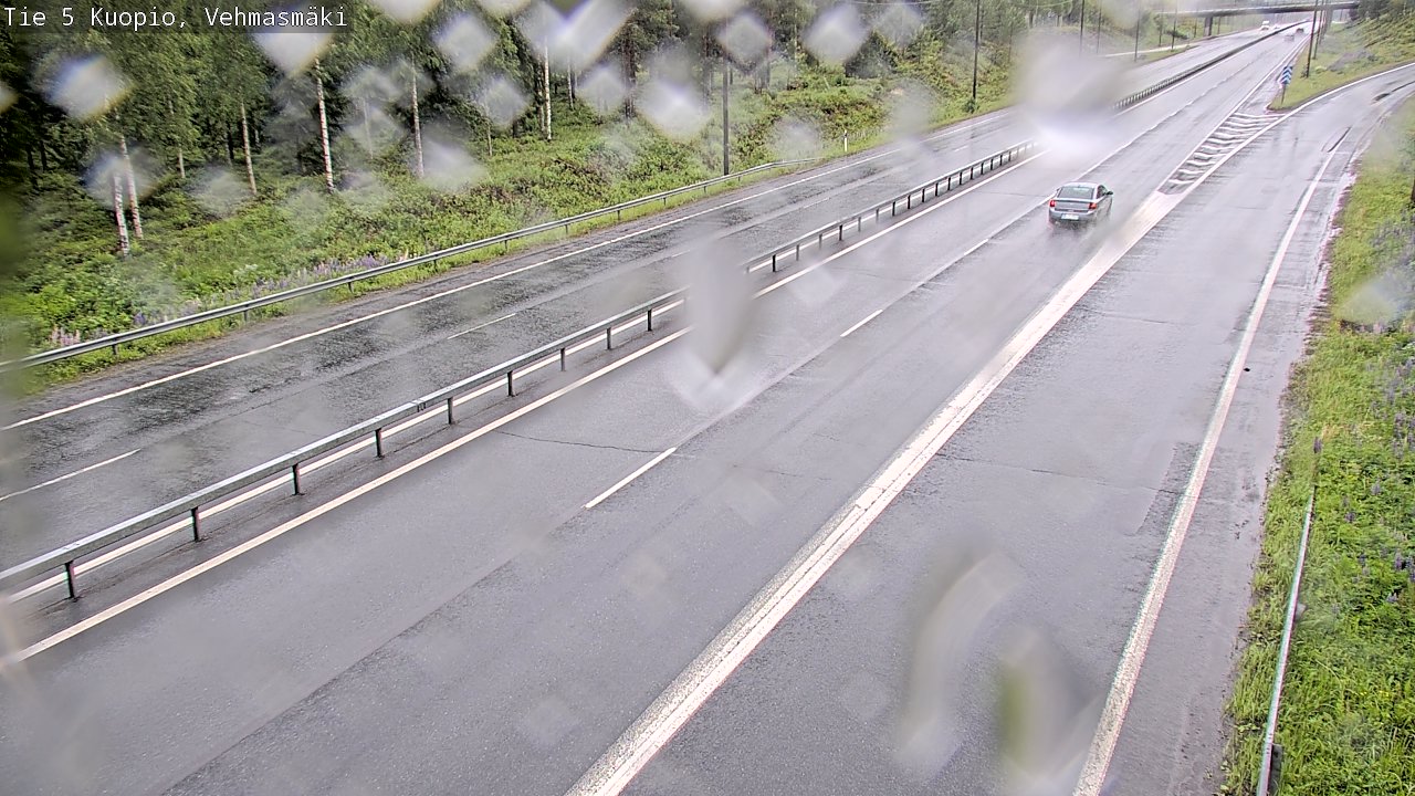 Weather Camera Image Väg 5 Kuopio, Vehmasmäki, Kuopio, Pohjois-Savo