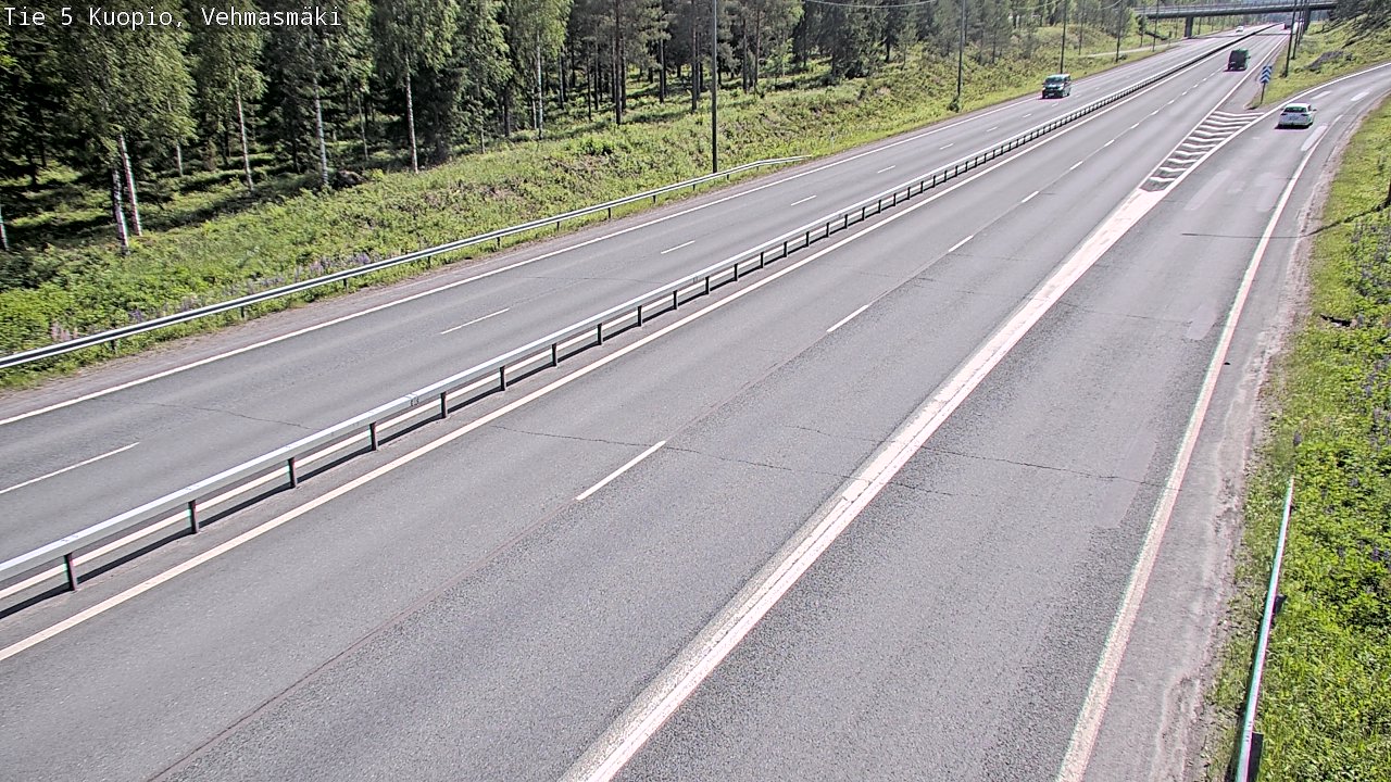 Kelikamerat Kuva Tie 5 Kuopio, Vehmasmäki, Kuopio, Pohjois-Savo
