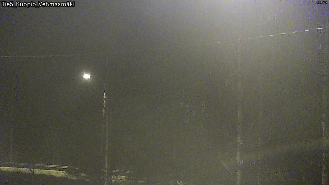 Weather Camera Image Väg 5 Kuopio, Vehmasmäki, Kuopio, Pohjois-Savo