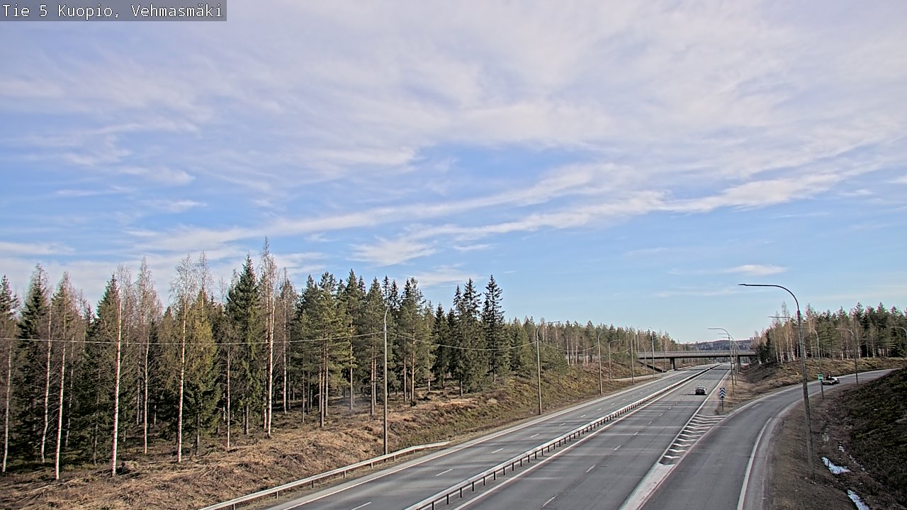 Kelikamerat Kuva Tie 5 Kuopio, Vehmasmäki, Kuopio, Pohjois-Savo