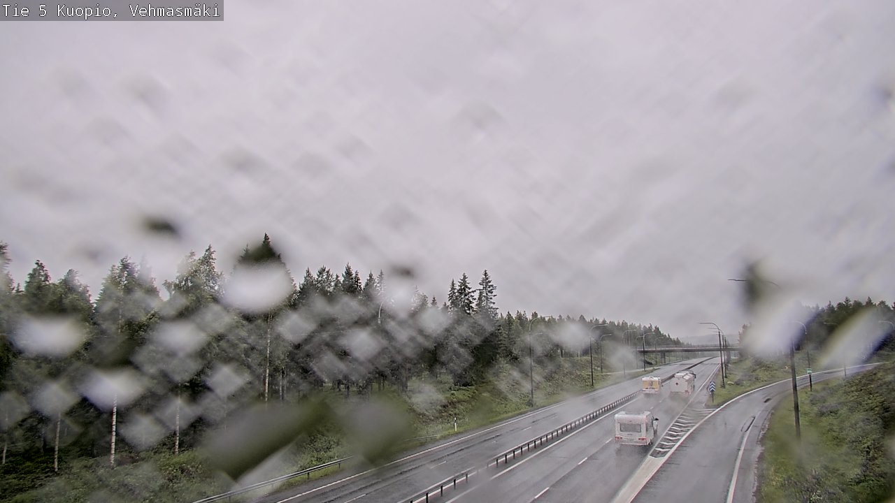 Weather Camera Image Väg 5 Kuopio, Vehmasmäki, Kuopio, Pohjois-Savo