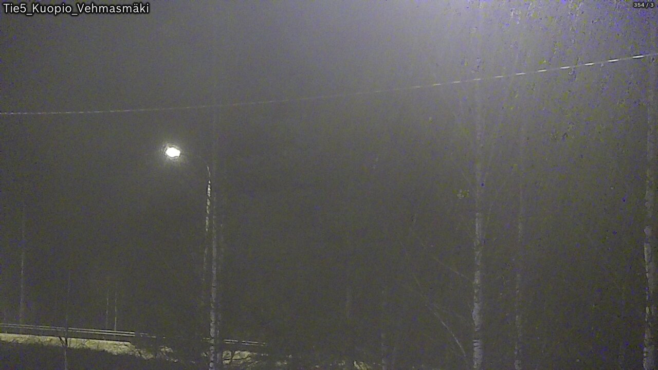 Weather Camera Image Väg 5 Kuopio, Vehmasmäki, Kuopio, Pohjois-Savo