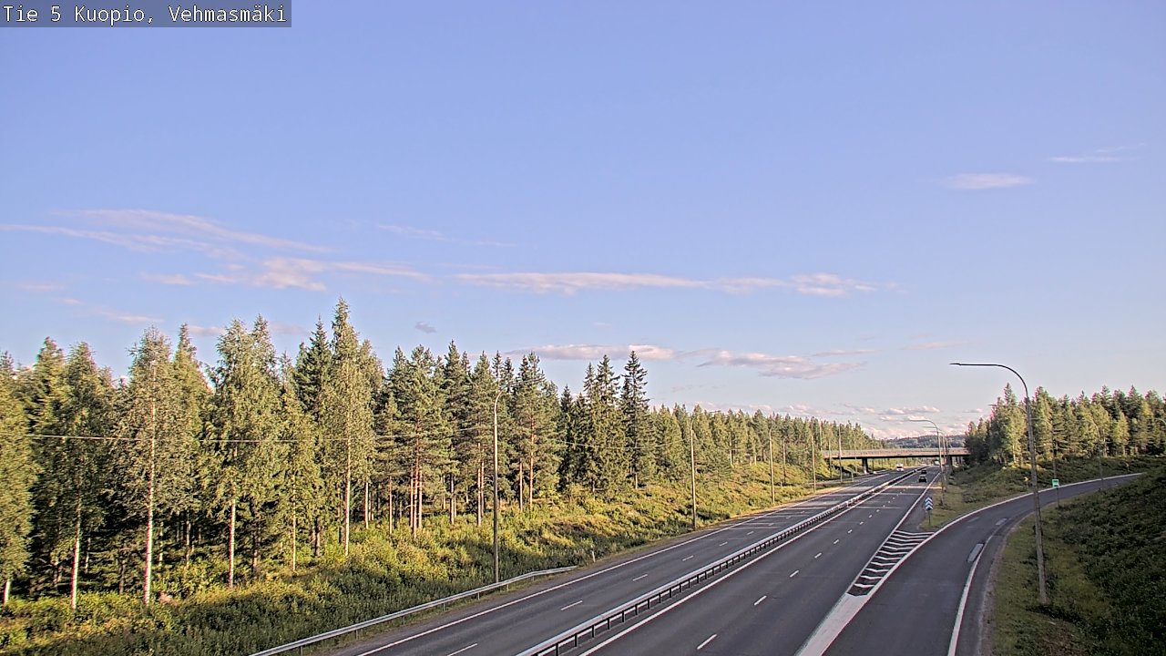 Kelikamerat Kuva Tie 5 Kuopio, Vehmasmäki, Kuopio, Pohjois-Savo