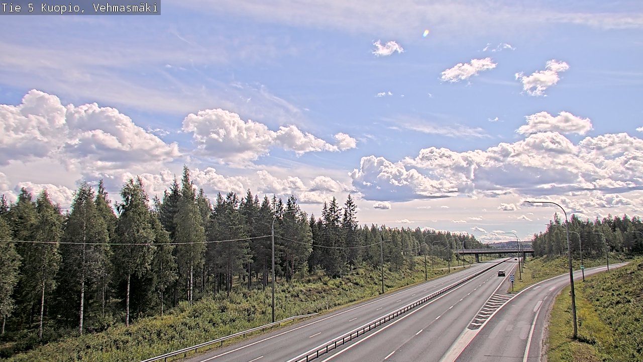 Kelikamerat Kuva Tie 5 Kuopio, Vehmasmäki, Kuopio, Pohjois-Savo