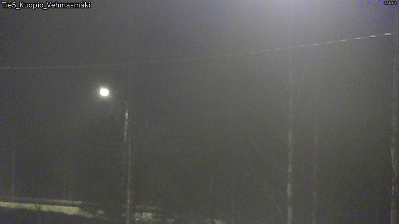 Weather Camera Image Road 5 Kuopio, Vehmasmäki, Kuopio, Pohjois-Savo