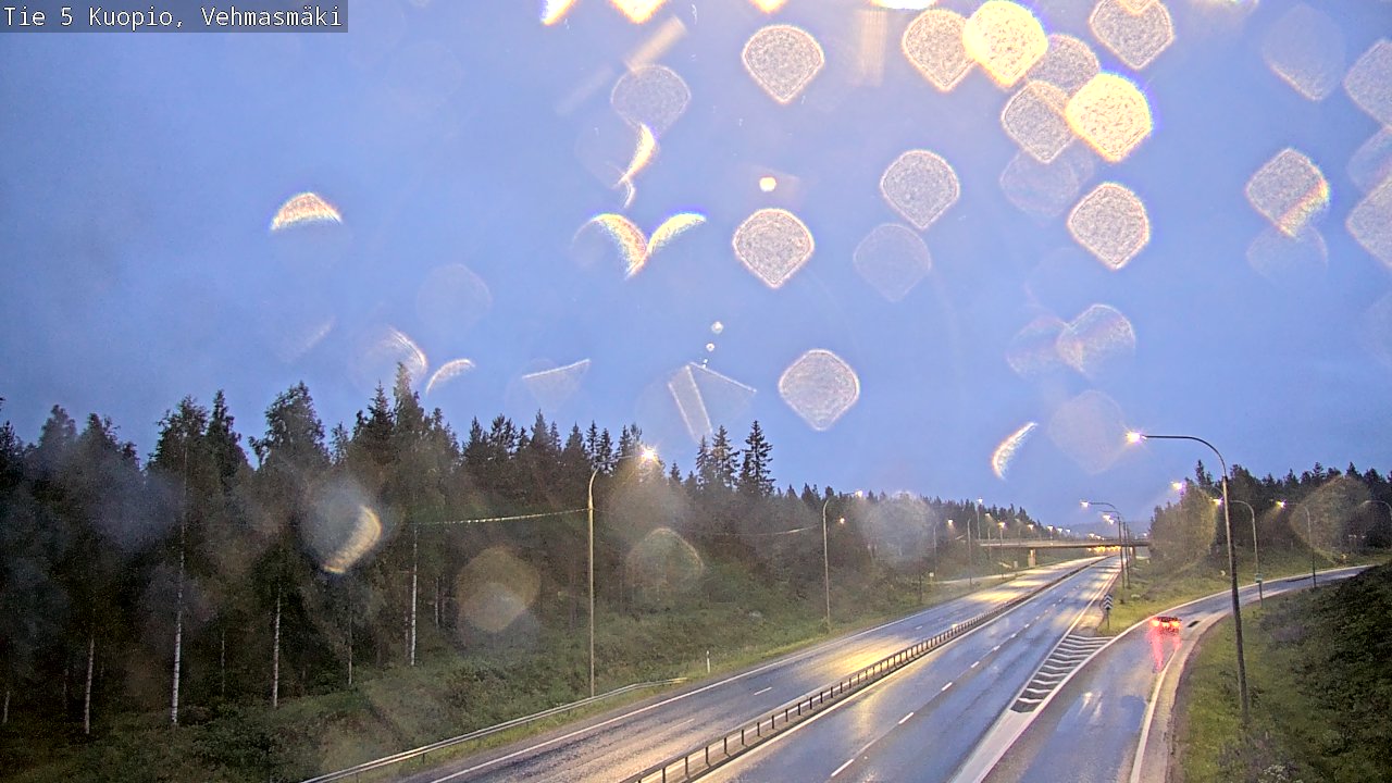 Weather Camera Image Road 5 Kuopio, Vehmasmäki, Kuopio, Pohjois-Savo