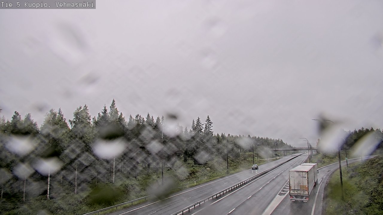 Weather Camera Image Väg 5 Kuopio, Vehmasmäki, Kuopio, Pohjois-Savo