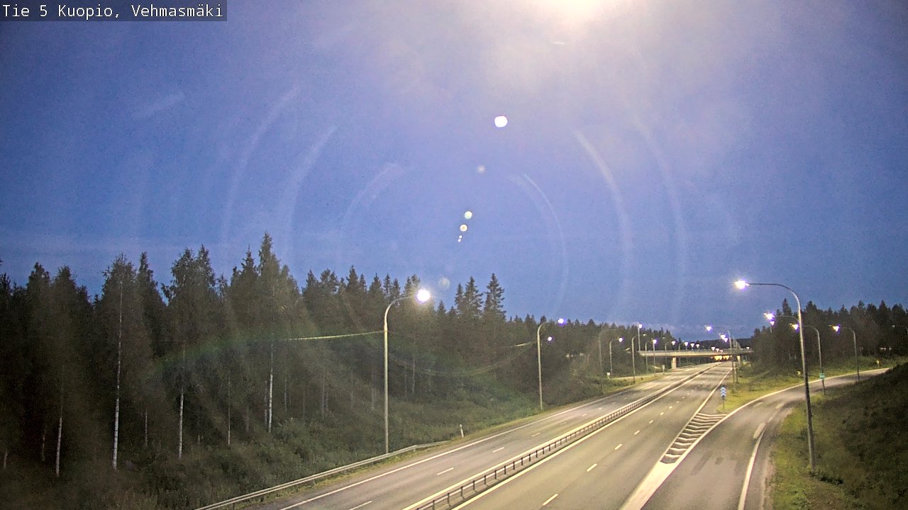 Kelikamerat Kuva Tie 5 Kuopio, Vehmasmäki, Kuopio, Pohjois-Savo