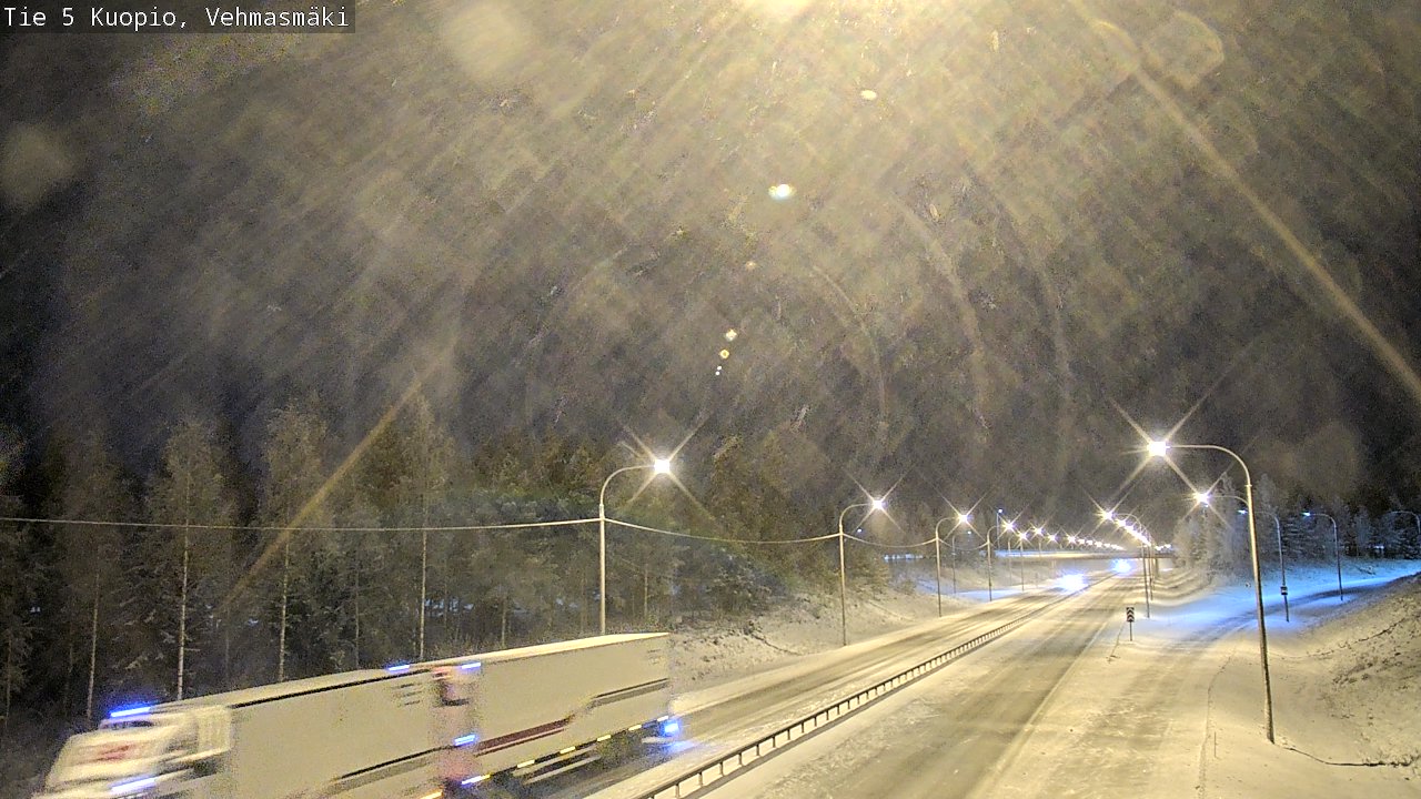 Kelikamerat Kuva Tie 5 Kuopio, Vehmasmäki, Kuopio, Pohjois-Savo