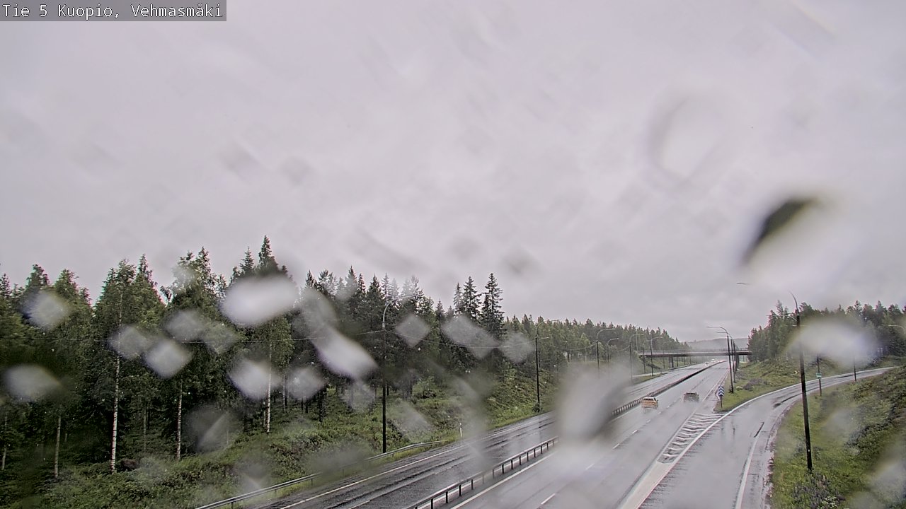 Weather Camera Image Väg 5 Kuopio, Vehmasmäki, Kuopio, Pohjois-Savo