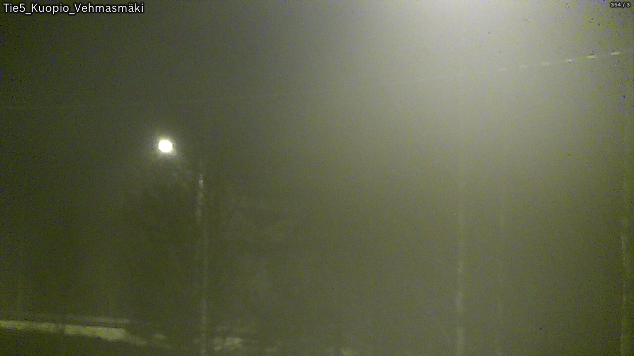 Weather Camera Image Road 5 Kuopio, Vehmasmäki, Kuopio, Pohjois-Savo