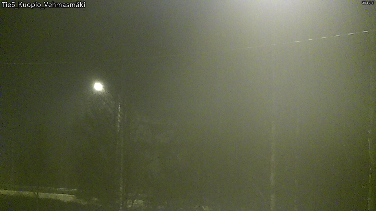 Weather Camera Image Road 5 Kuopio, Vehmasmäki, Kuopio, Pohjois-Savo