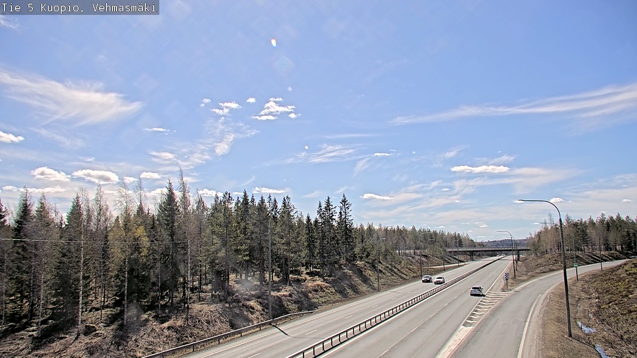 Kelikamerat Kuva Tie 5 Kuopio, Vehmasmäki, Kuopio, Pohjois-Savo