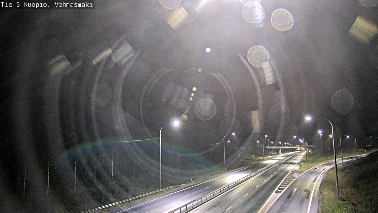 Weather Camera Image Road 5 Kuopio, Vehmasmäki, Kuopio, Pohjois-Savo