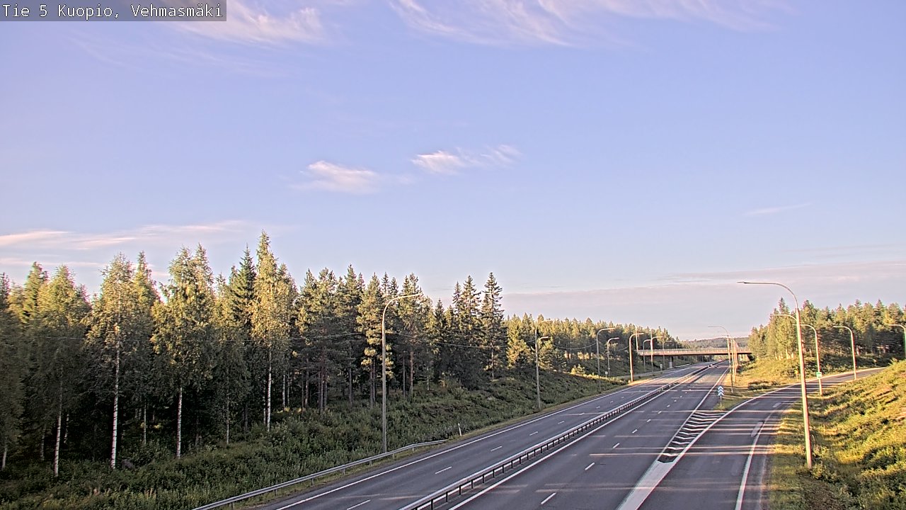 Kelikamerat Kuva Tie 5 Kuopio, Vehmasmäki, Kuopio, Pohjois-Savo