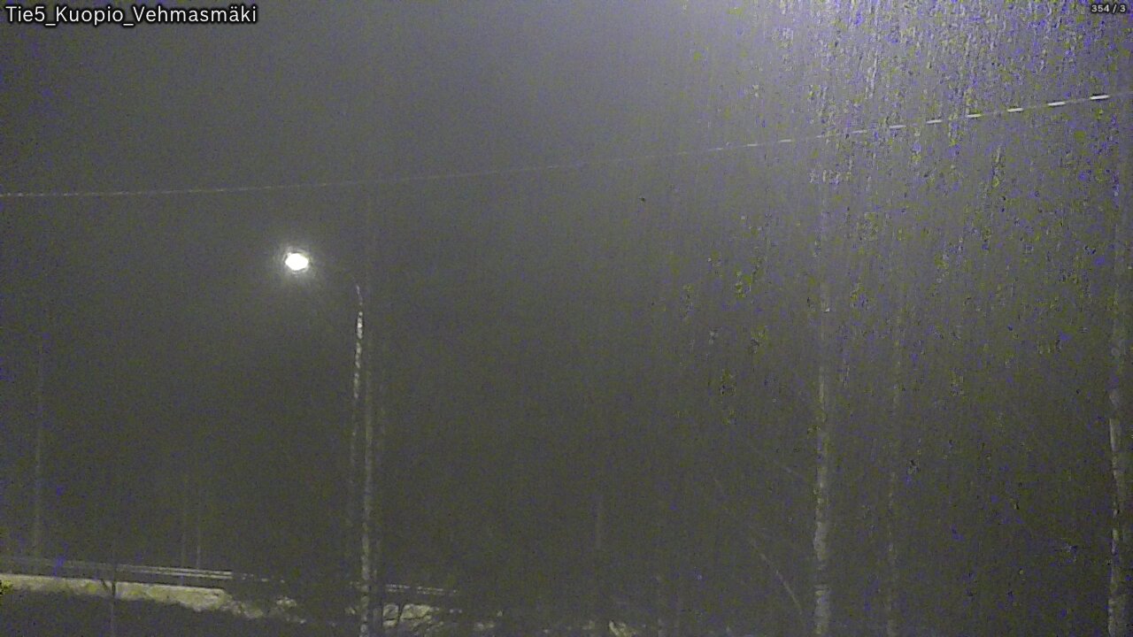 Weather Camera Image Väg 5 Kuopio, Vehmasmäki, Kuopio, Pohjois-Savo