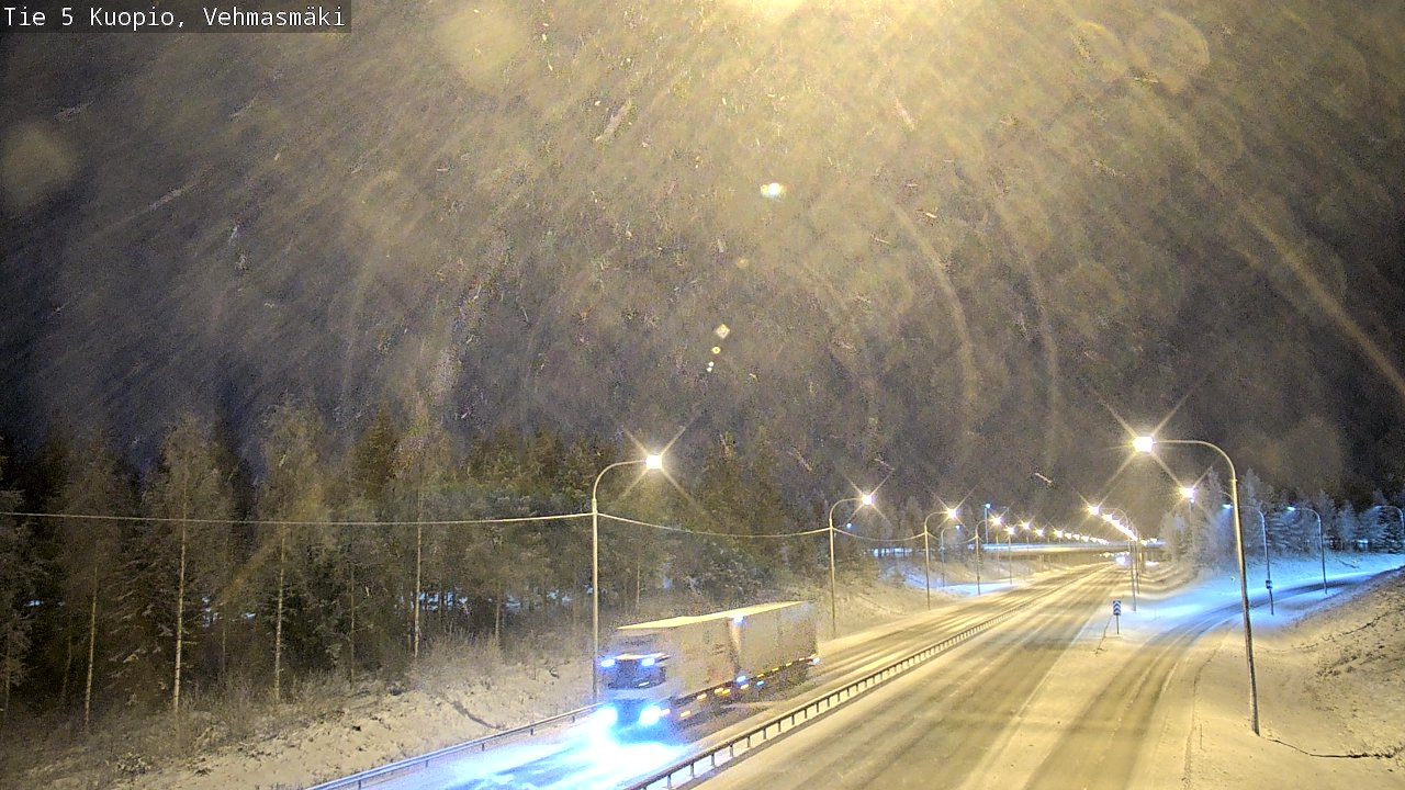Kelikamerat Kuva Tie 5 Kuopio, Vehmasmäki, Kuopio, Pohjois-Savo