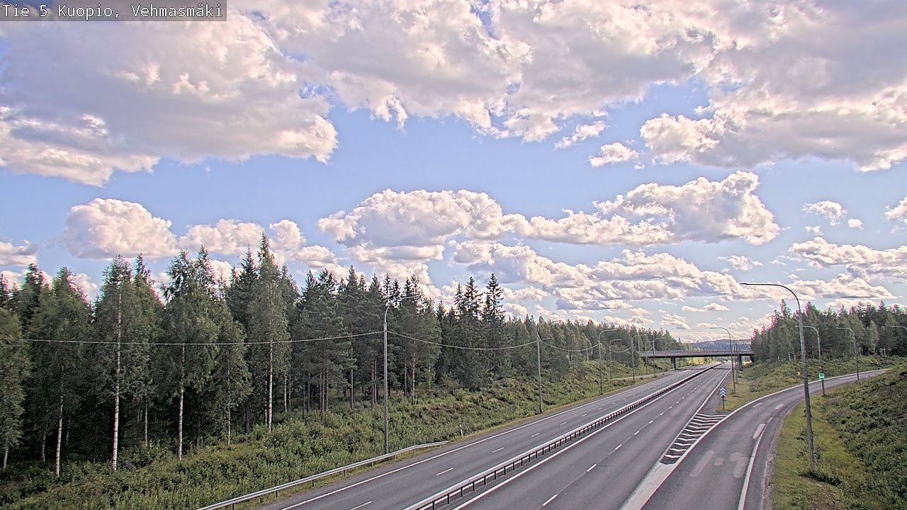 Kelikamerat Kuva Tie 5 Kuopio, Vehmasmäki, Kuopio, Pohjois-Savo