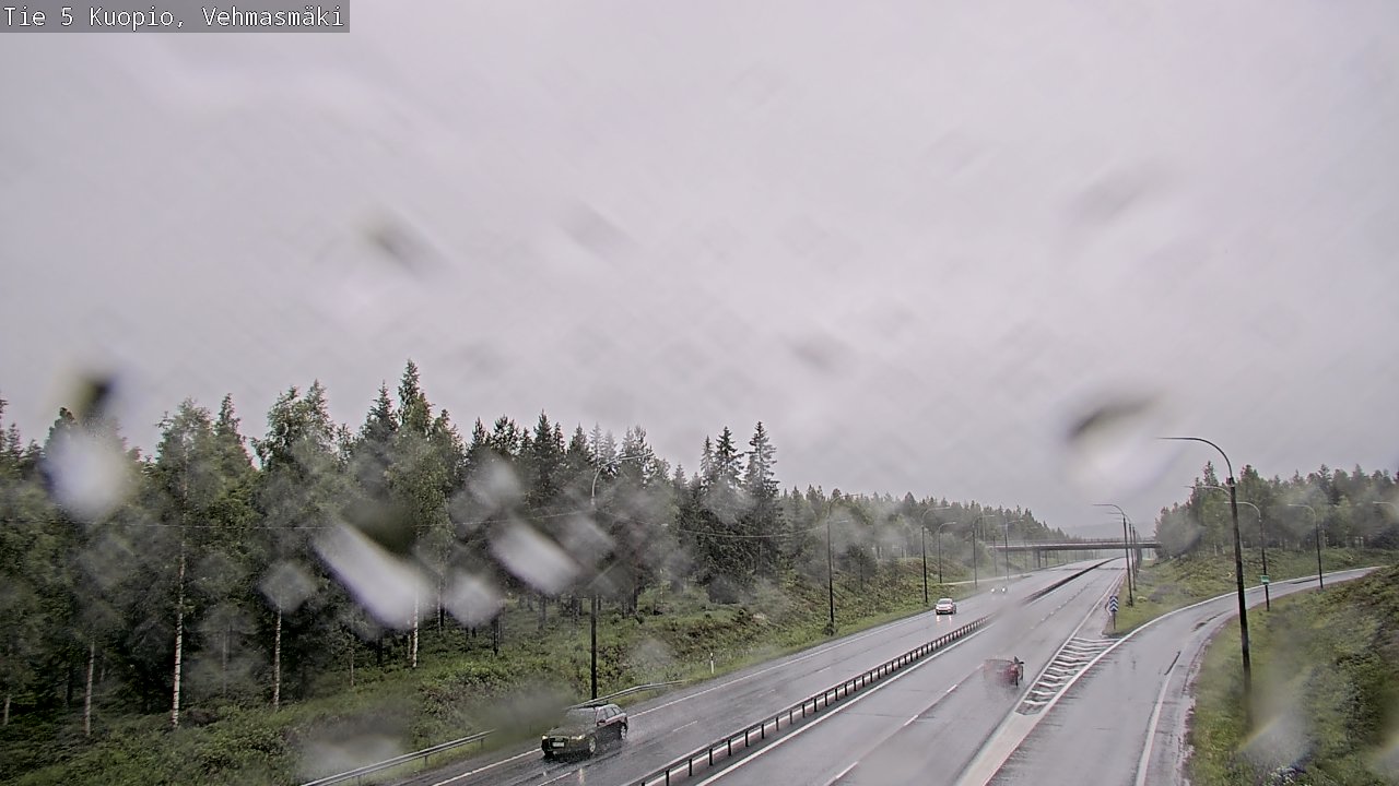 Weather Camera Image Väg 5 Kuopio, Vehmasmäki, Kuopio, Pohjois-Savo