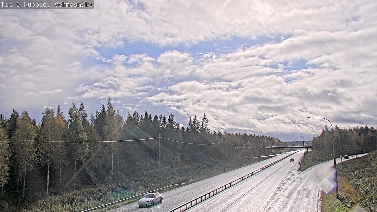 Weather Camera Image Road 5 Kuopio, Vehmasmäki, Kuopio, Pohjois-Savo