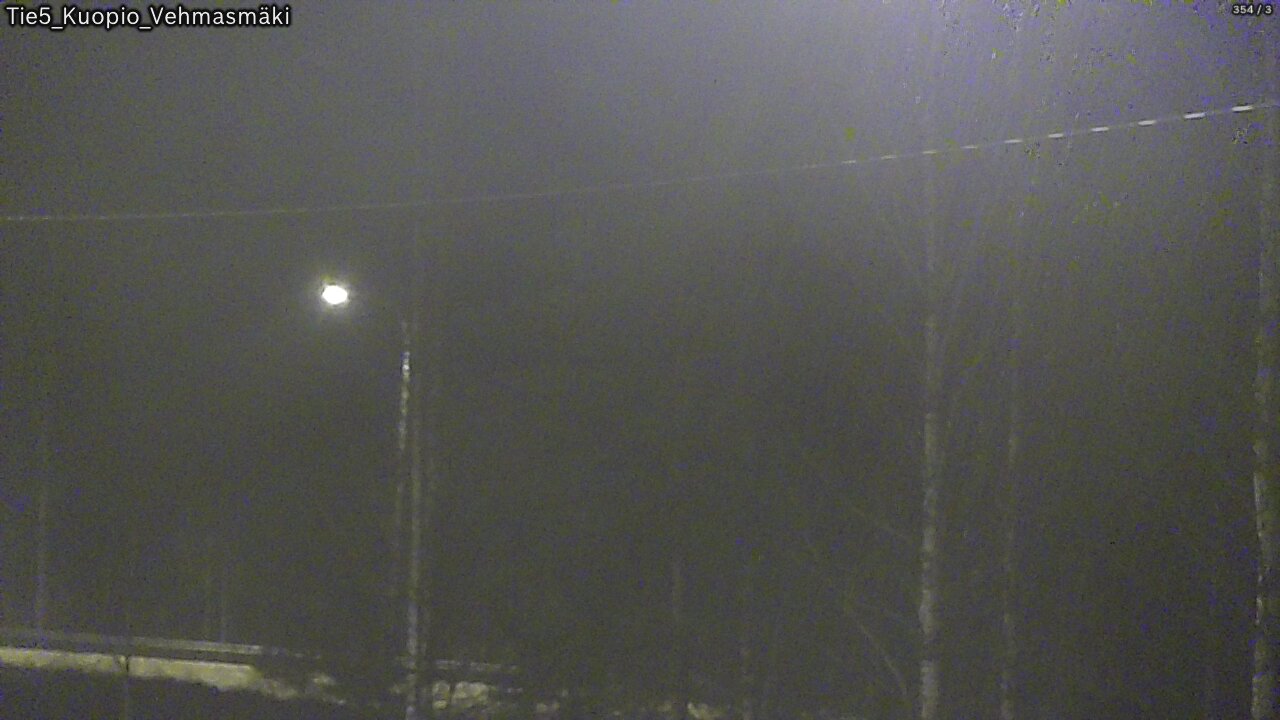 Weather Camera Image Väg 5 Kuopio, Vehmasmäki, Kuopio, Pohjois-Savo
