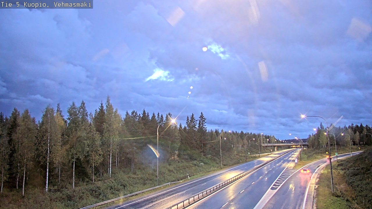 Weather Camera Image Road 5 Kuopio, Vehmasmäki, Kuopio, Pohjois-Savo