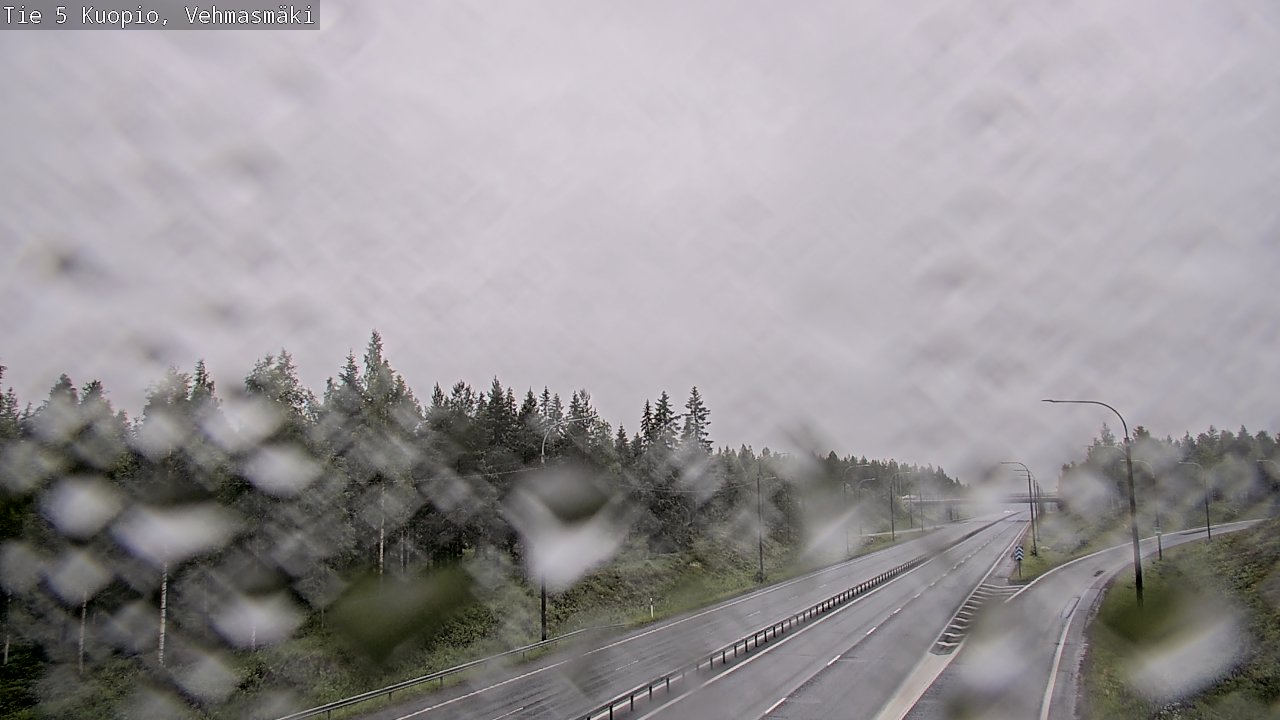 Weather Camera Image Väg 5 Kuopio, Vehmasmäki, Kuopio, Pohjois-Savo