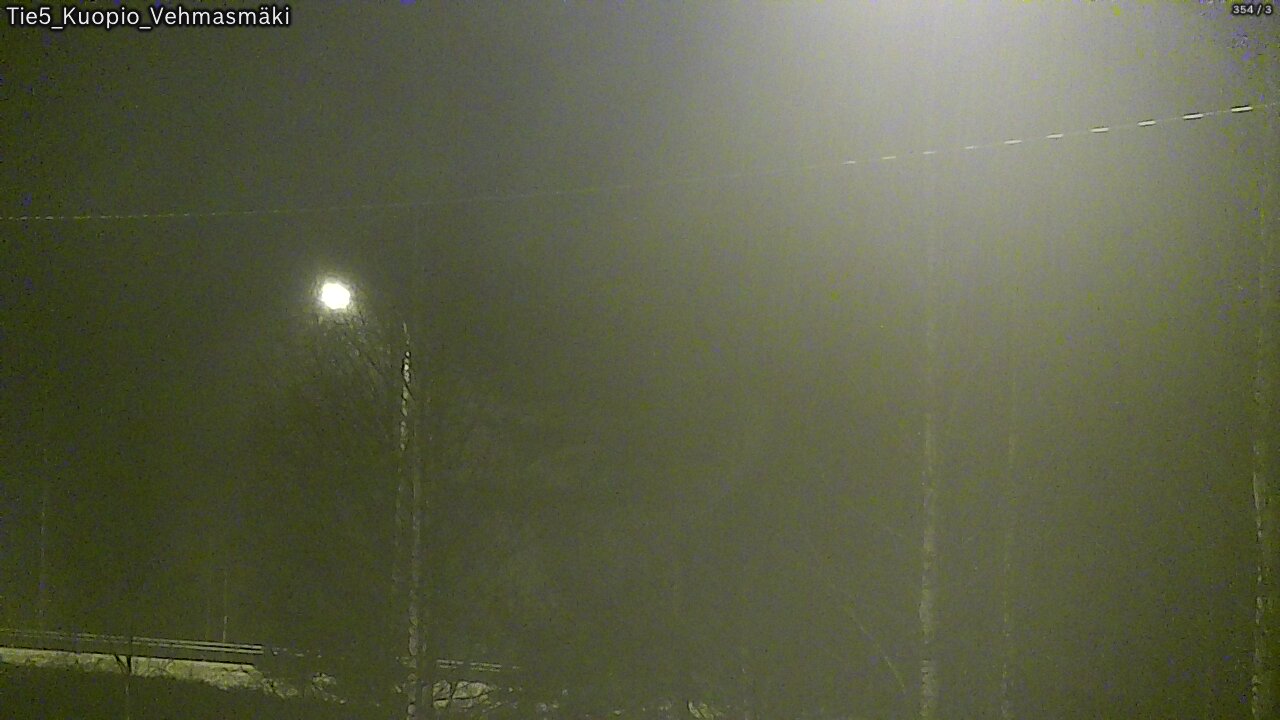 Weather Camera Image Road 5 Kuopio, Vehmasmäki, Kuopio, Pohjois-Savo