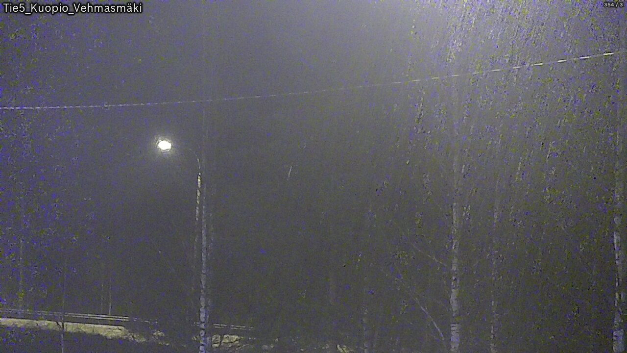 Weather Camera Image Väg 5 Kuopio, Vehmasmäki, Kuopio, Pohjois-Savo