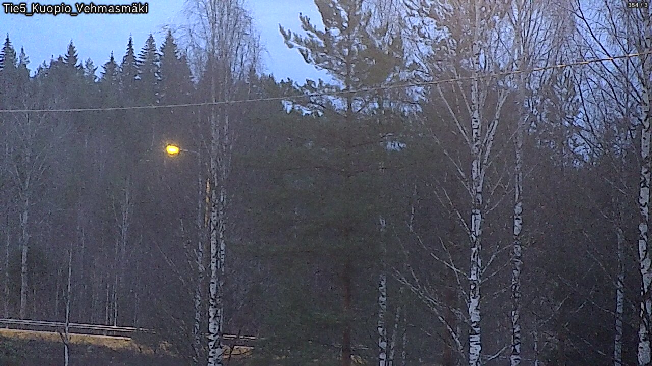 Weather Camera Image Väg 5 Kuopio, Vehmasmäki, Kuopio, Pohjois-Savo