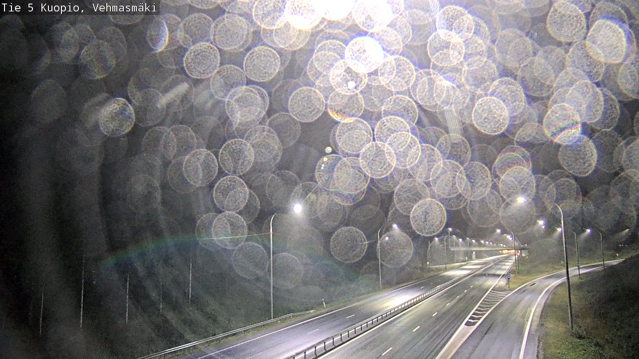 Weather Camera Image Road 5 Kuopio, Vehmasmäki, Kuopio, Pohjois-Savo