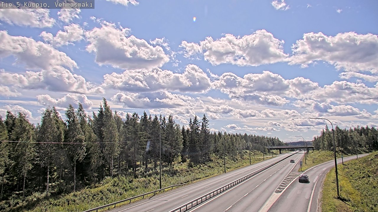 Kelikamerat Kuva Tie 5 Kuopio, Vehmasmäki, Kuopio, Pohjois-Savo