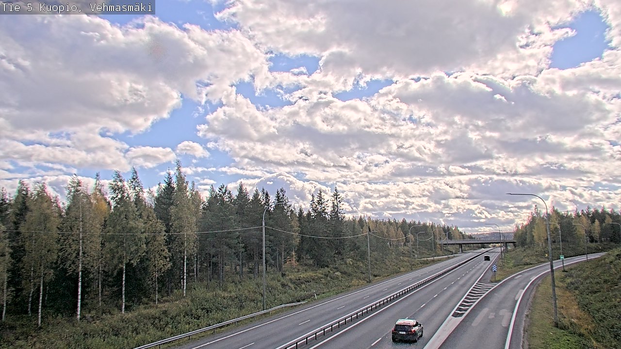 Kelikamerat Kuva Tie 5 Kuopio, Vehmasmäki, Kuopio, Pohjois-Savo