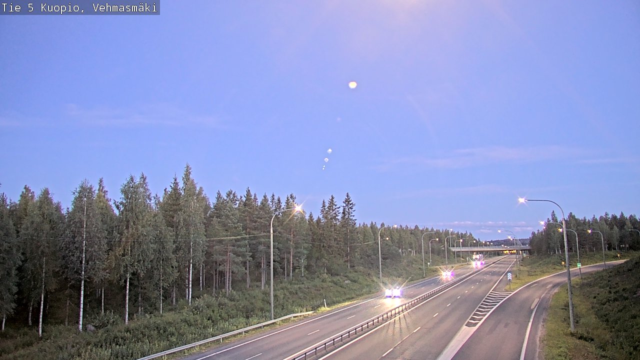 Kelikamerat Kuva Tie 5 Kuopio, Vehmasmäki, Kuopio, Pohjois-Savo
