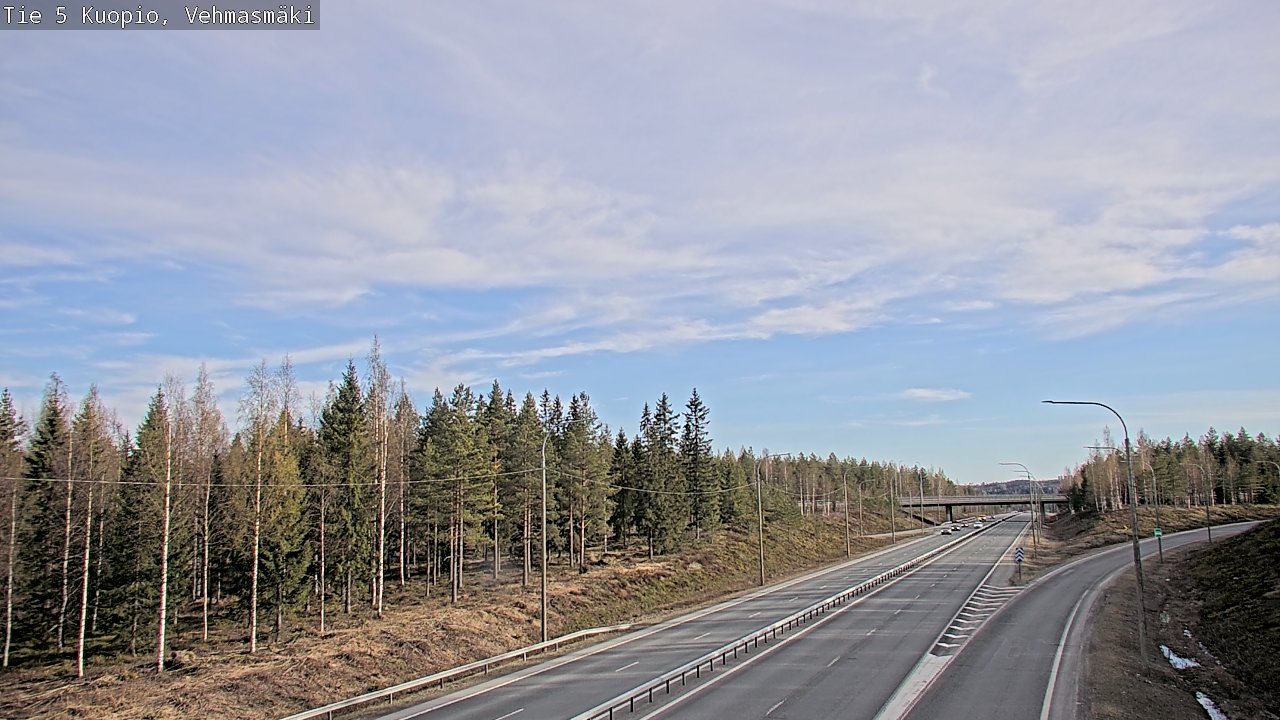 Kelikamerat Kuva Tie 5 Kuopio, Vehmasmäki, Kuopio, Pohjois-Savo