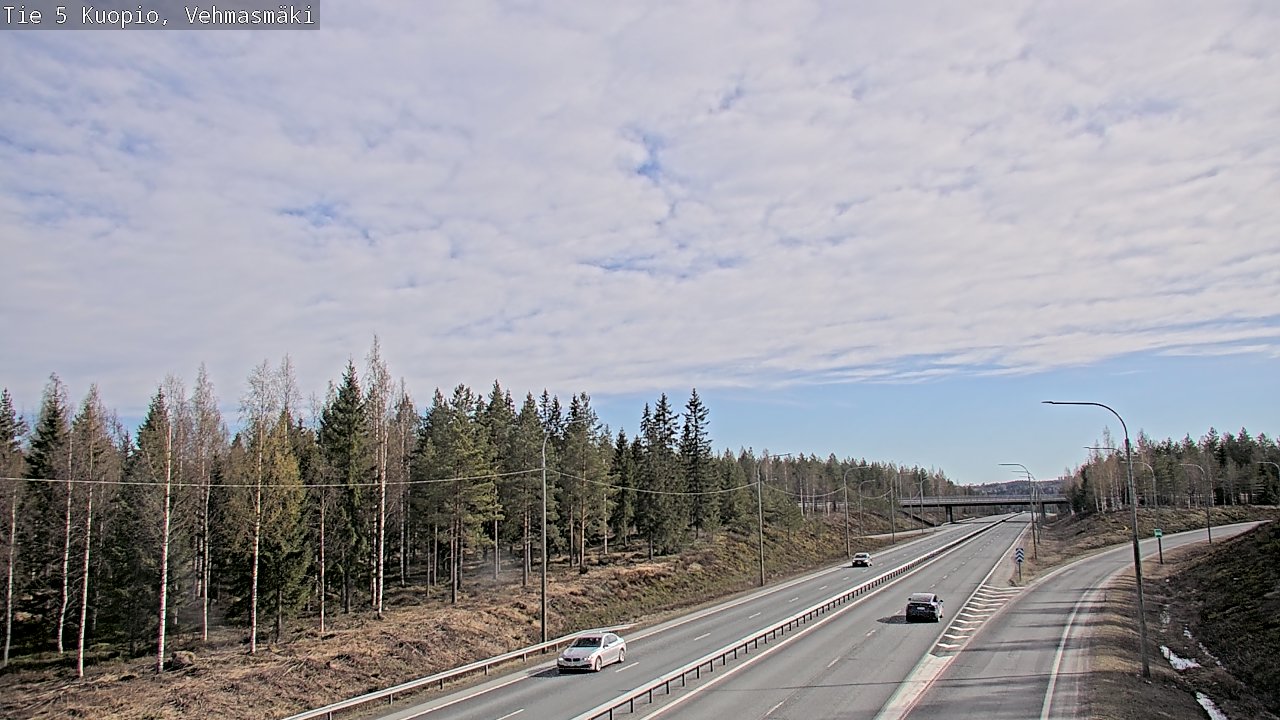 Kelikamerat Kuva Tie 5 Kuopio, Vehmasmäki, Kuopio, Pohjois-Savo