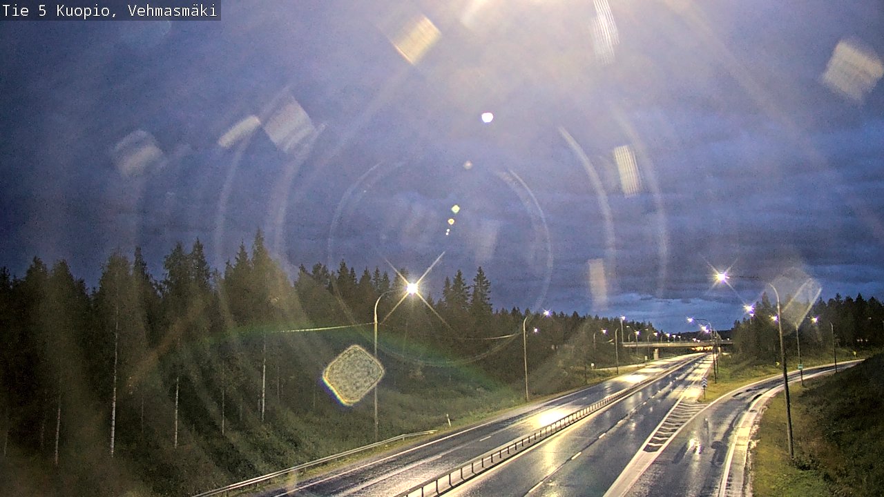 Weather Camera Image Road 5 Kuopio, Vehmasmäki, Kuopio, Pohjois-Savo