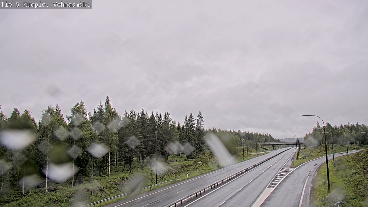 Weather Camera Image Väg 5 Kuopio, Vehmasmäki, Kuopio, Pohjois-Savo